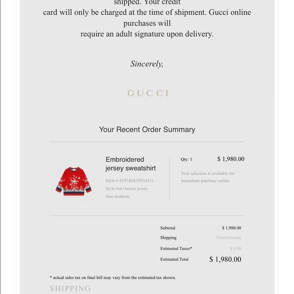 Gucci embroidered sweater - Picture 6 of 6